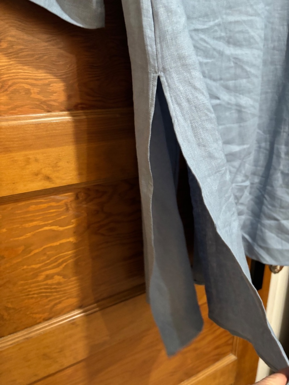 WOMENS LINEN LONG TOP - Picture 5 of 16